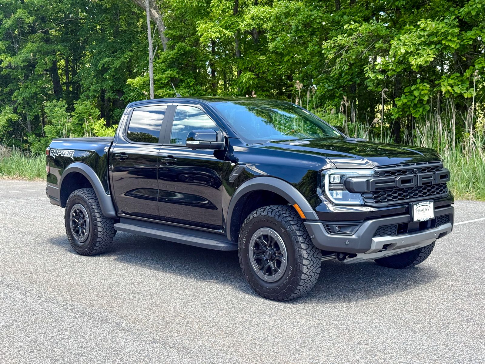 Shadow Black 2024 Ford Ranger Raptor SuperCrew 4WD Pickup Truck Four-Wheel Drive Automatic