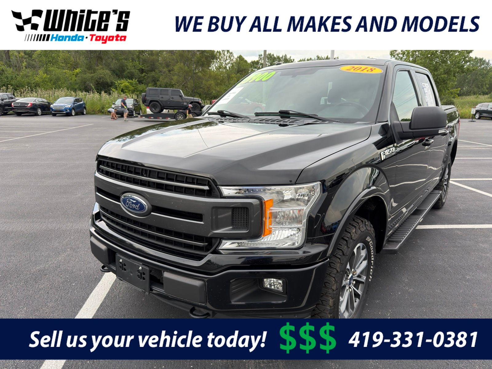 Shadow Black 2018 Ford F-150 Pickup Truck Four-Wheel Drive Automatic
