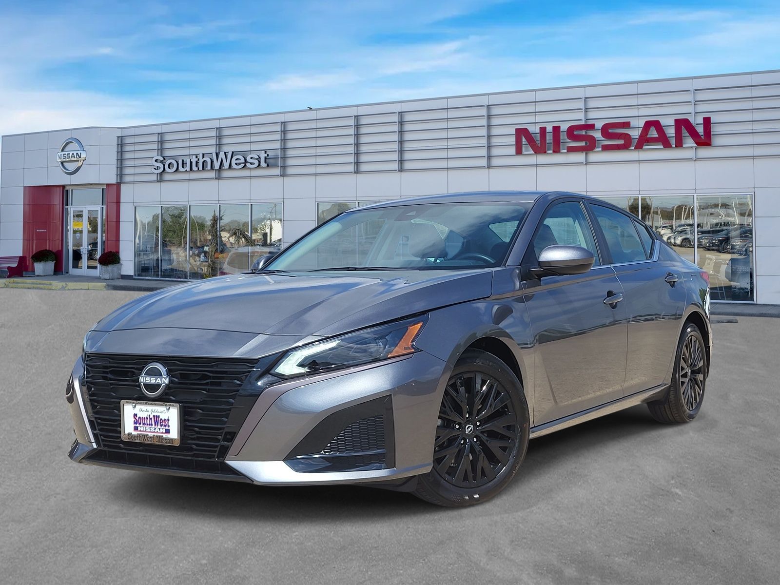 Gray (Gun Metallic) 2026 Nissan Altima Sedan Front-Wheel Drive Continuously Variable Transmission