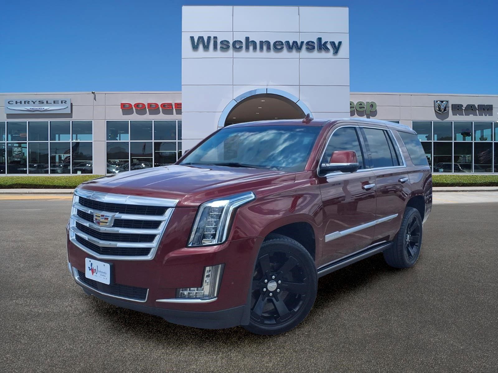 2020 Cadillac Escalade Premium Luxury Red at Emmons Autoplex