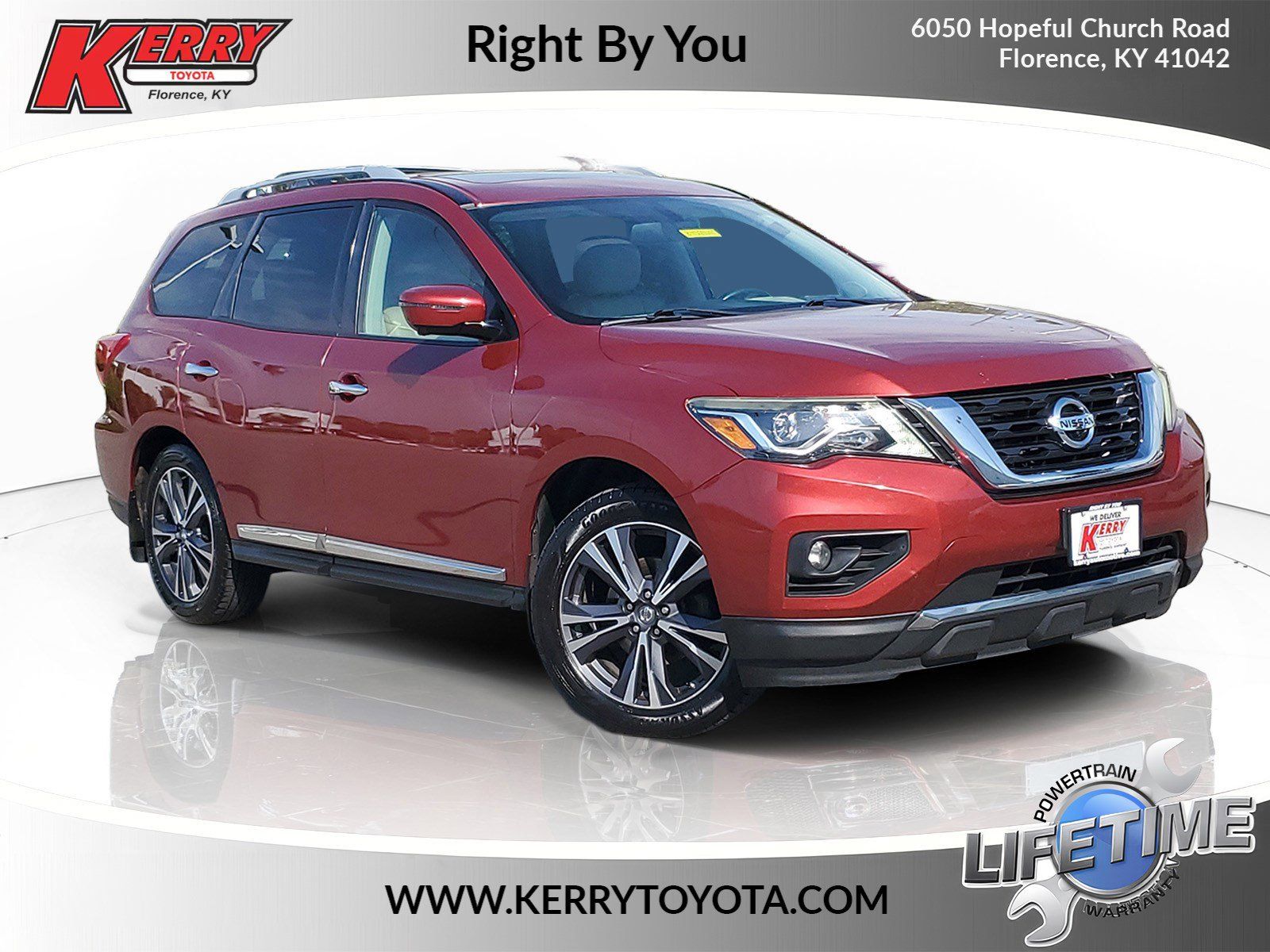 Cayenne Red Metallic 2017 Nissan Pathfinder Platinum 4WD SUV / Crossover Four-Wheel Drive Continuously Variable Transmission