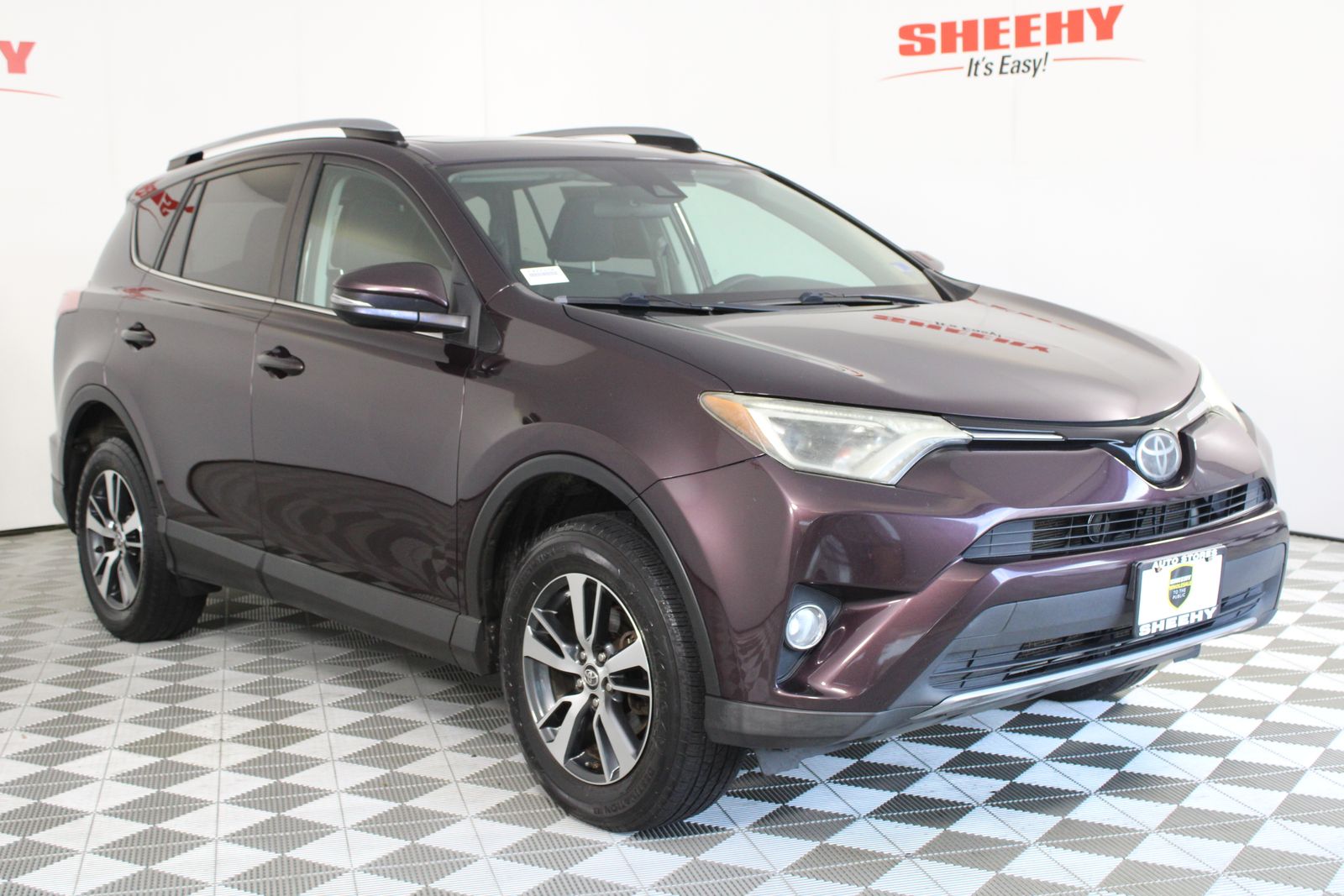 Black Currant Metallic 2017 Toyota RAV4 SUV / Crossover All-Wheel Drive 6-Speed Automatic