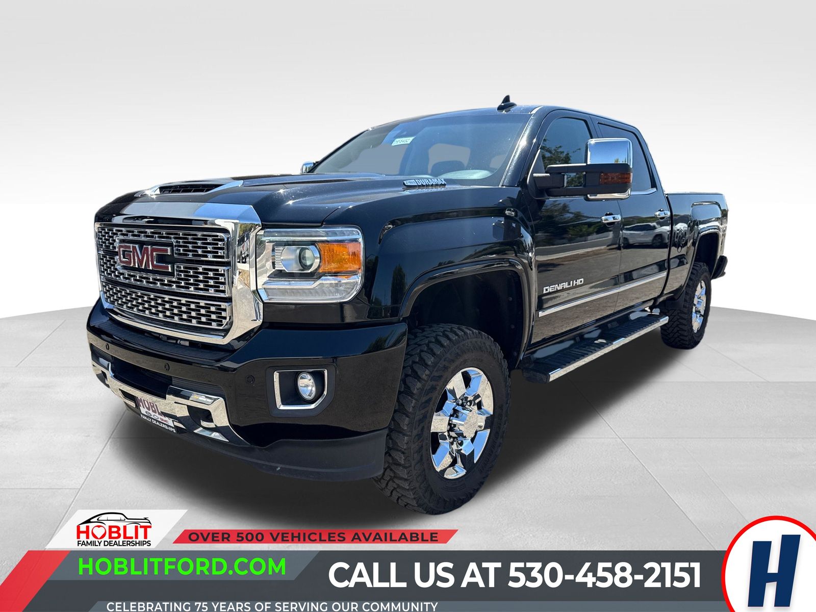 Onyx Black 2019 GMC Sierra 3500HD Pickup Truck Four-Wheel Drive 6-Speed Automatic