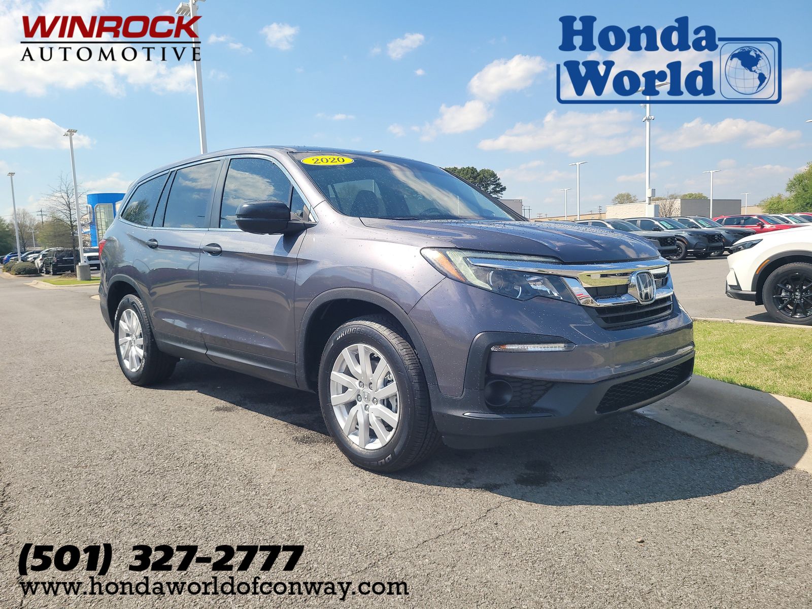 2020 Honda Pilot LX FWD SUV / Crossover Front-Wheel Drive 6-Speed Automatic