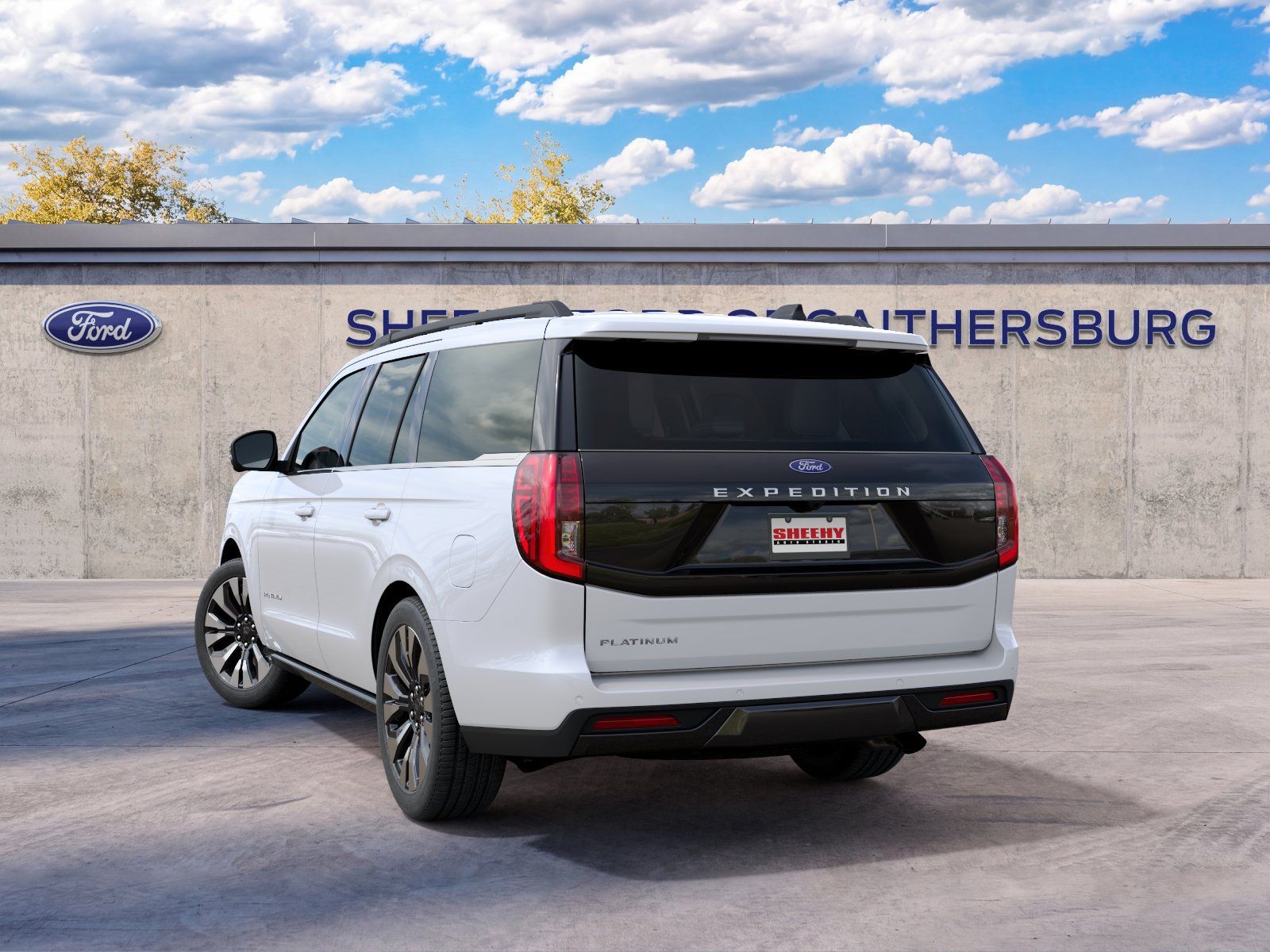 New 2027 Star White Metallic Tri-Coat Ford Platinum image 4
