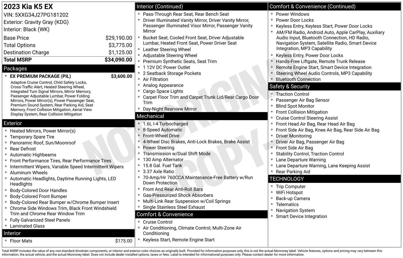 Used Car 2023 Kia K5  Ex For Sale Under $30,000 In Austin, Texas