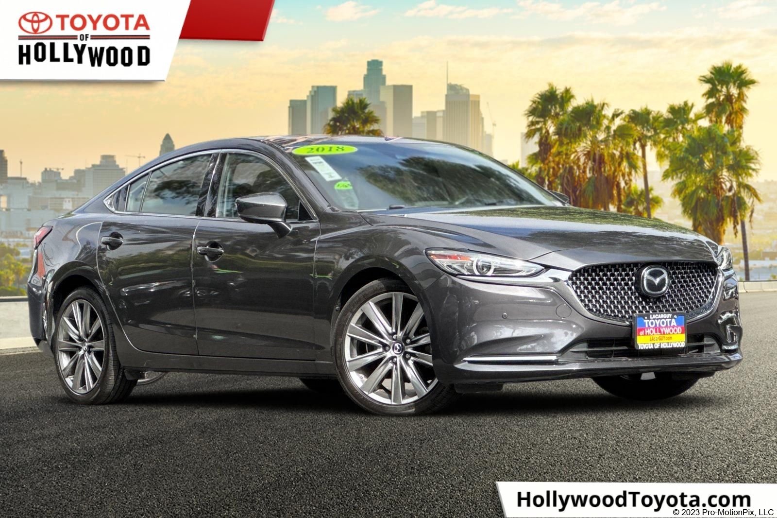 Machine Gray Metallic 2018 Mazda MAZDA6 Sedan Front-Wheel Drive 6-Speed Automatic