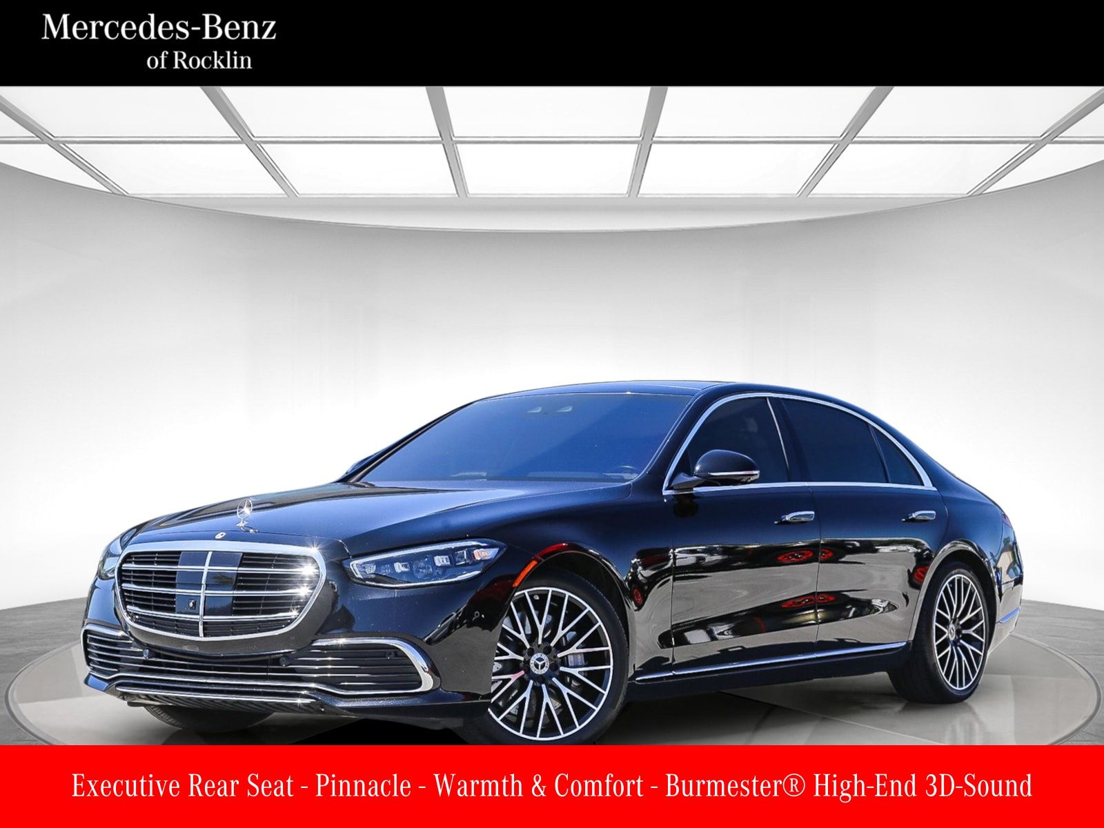 Black 2022 Mercedes-Benz S-Class Sedan All-Wheel Drive 9-Speed Automatic