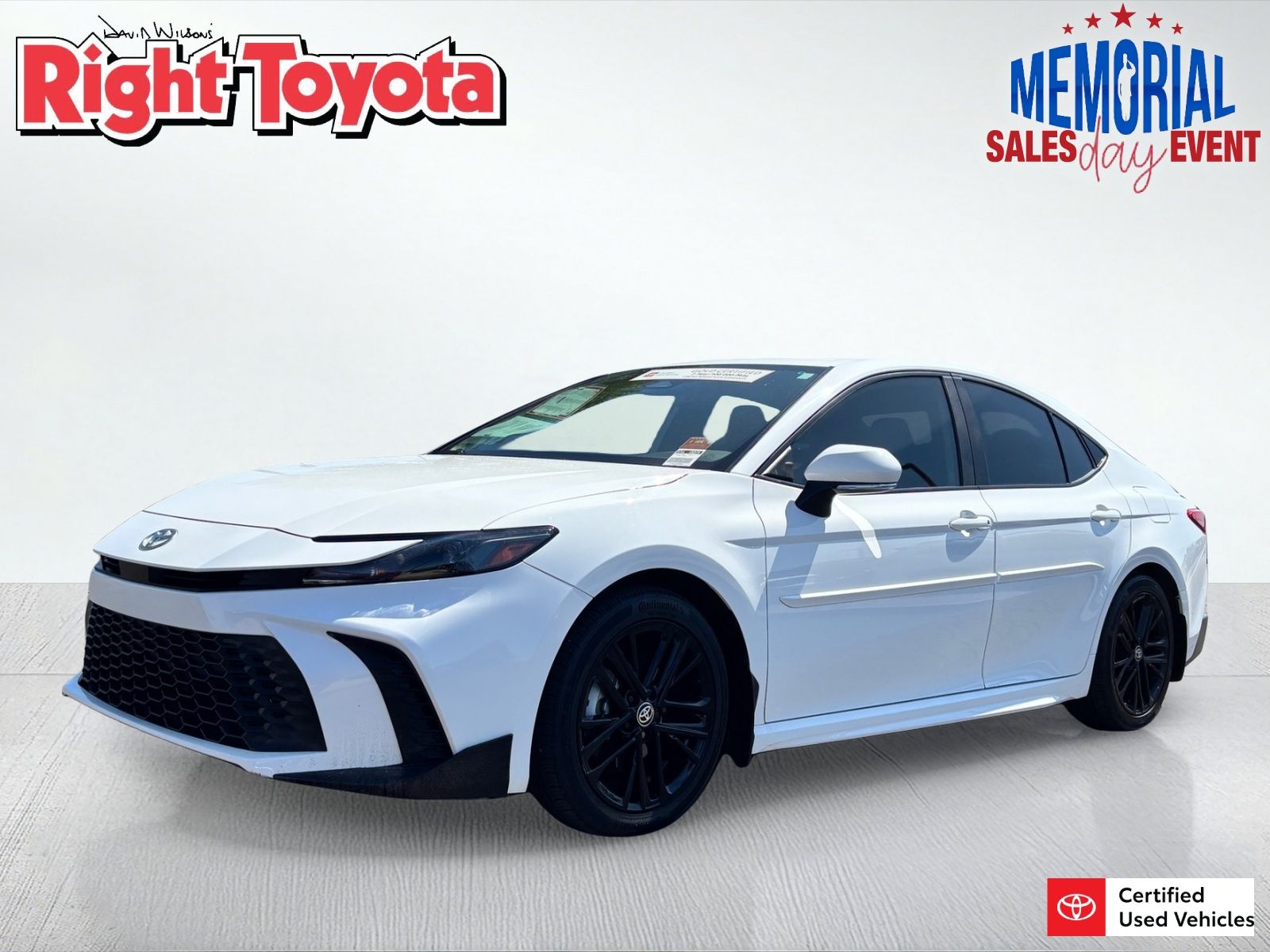 Ice Cap 2025 Toyota Camry SE FWD Sedan Front-Wheel Drive Continuously Variable Transmission