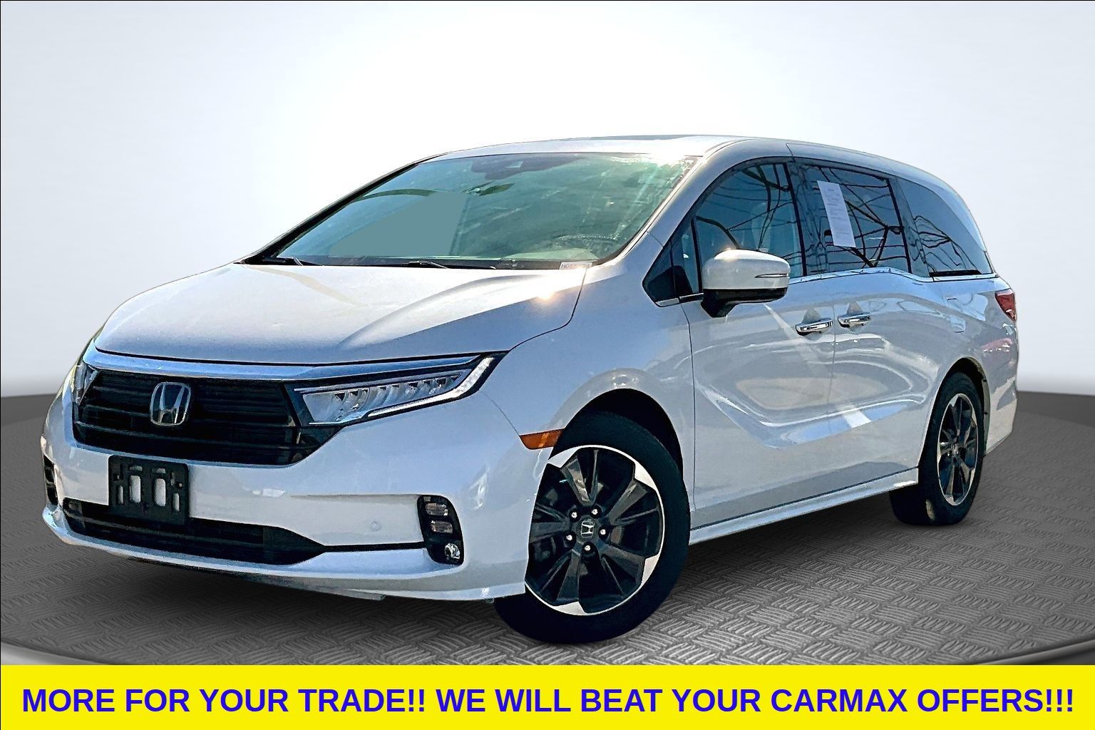White 2023 Honda Odyssey Minivan Front-Wheel Drive Automatic