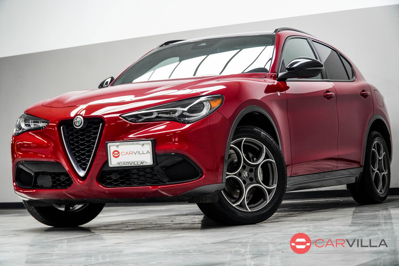 Alfa Rosso 2024 Alfa Romeo Stelvio Ti AWD SUV / Crossover All-Wheel Drive 8-Speed Automatic