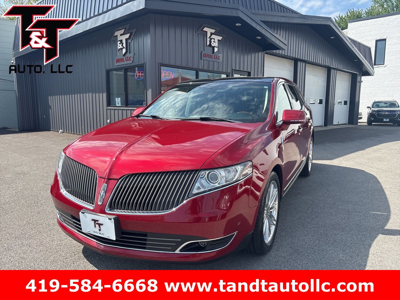 Ruby Red Metallic 2016 Lincoln MKT EcoBoost AWD SUV / Crossover All-Wheel Drive 6-Speed Automatic