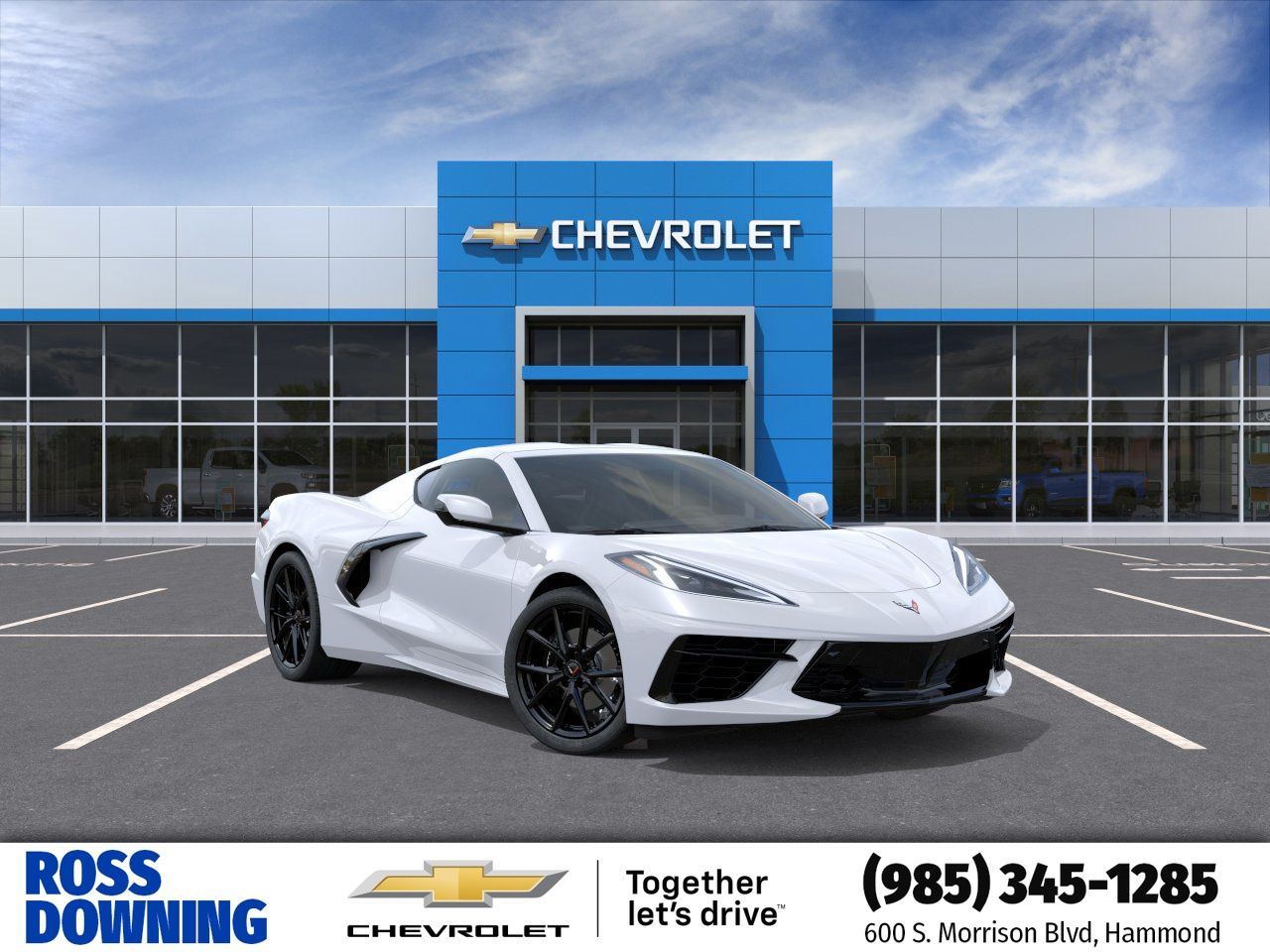 Arctic White 2027 Chevrolet Corvette Coupe Rear-Wheel Drive 8-Speed Dual Clutch