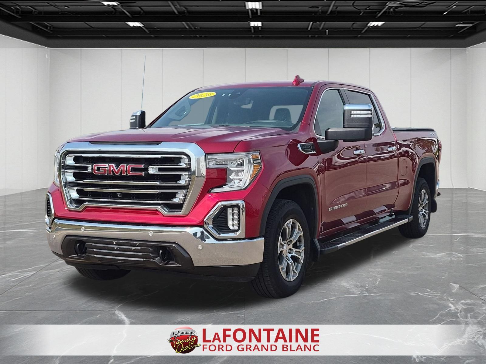 Cayenne Red 2021 GMC Sierra 1500 Pickup Truck Four-Wheel Drive Automatic