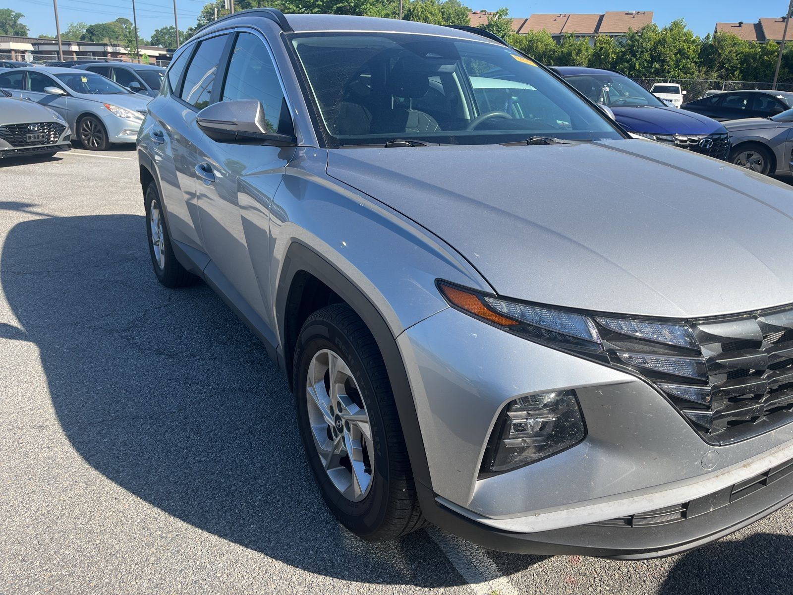 Used 2023 Silver Hyundai SEL image 2