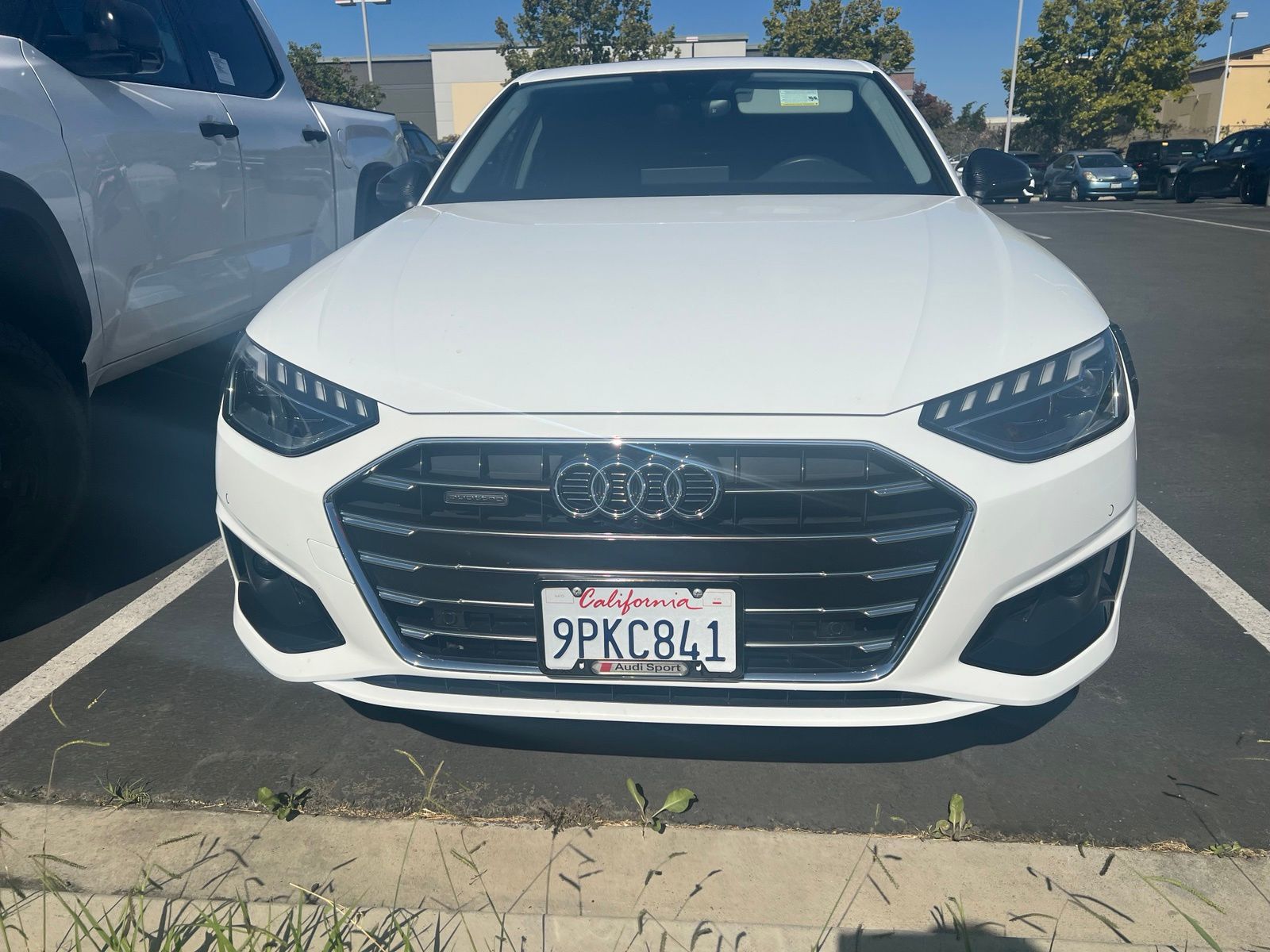 Ibis White 2021 Audi A4 Sedan All-Wheel Drive 7-Speed Automatic