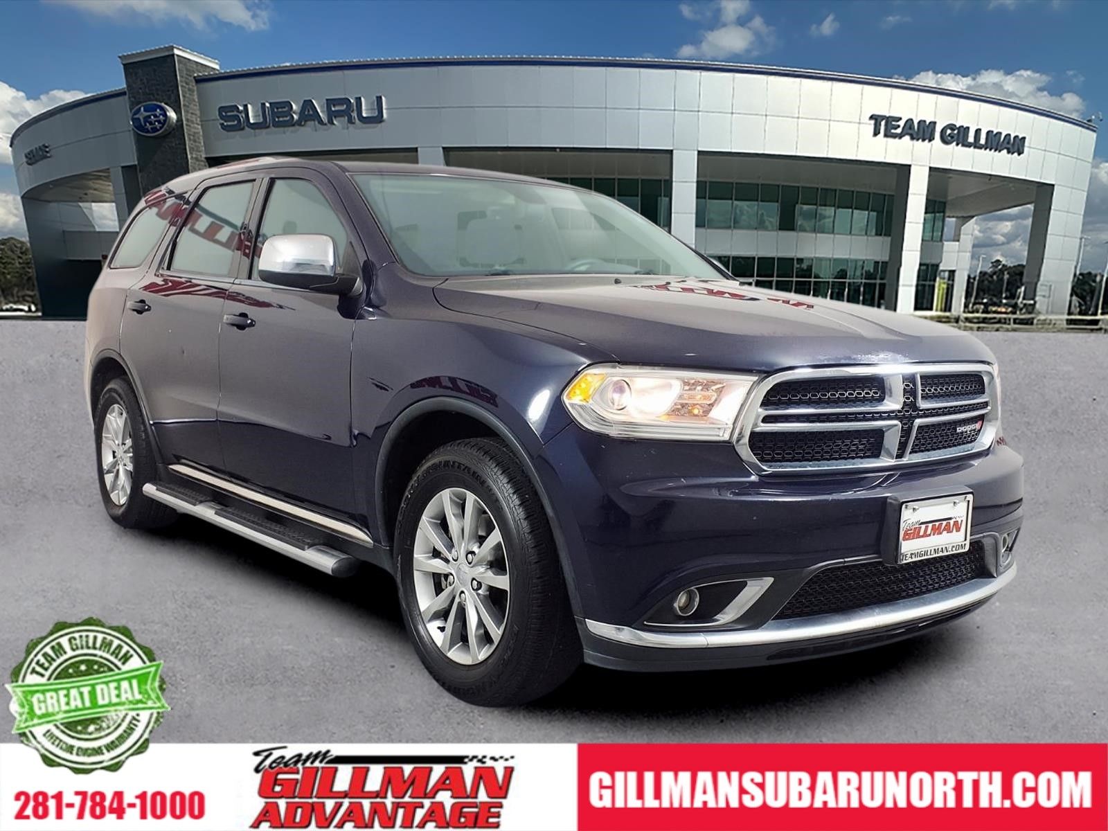 Blu By You Pearlcoat 2018 Dodge Durango SXT RWD SUV / Crossover Rear-Wheel Drive 8-Speed Automatic
