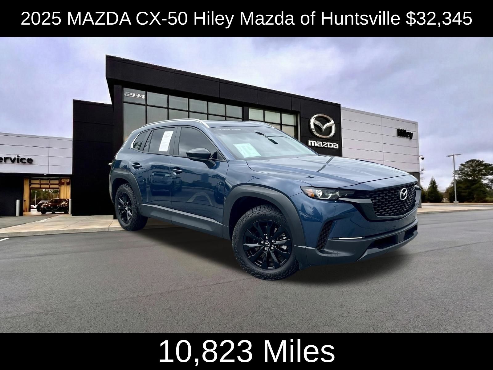 Ingot Blue Metallic 2025 Mazda CX-50 2.5 S Premium AWD SUV / Crossover All-Wheel Drive 6-Speed Automatic
