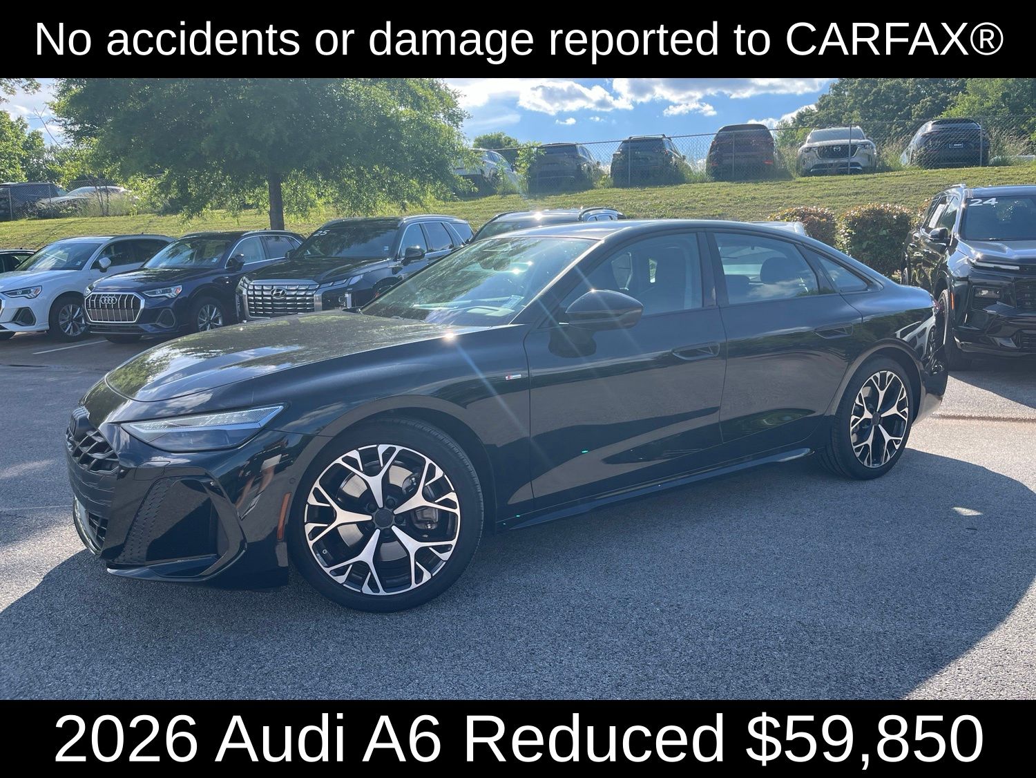 Midnight Green Metallic 2026 Audi A6 Sedan All-Wheel Drive 7-Speed Automatic