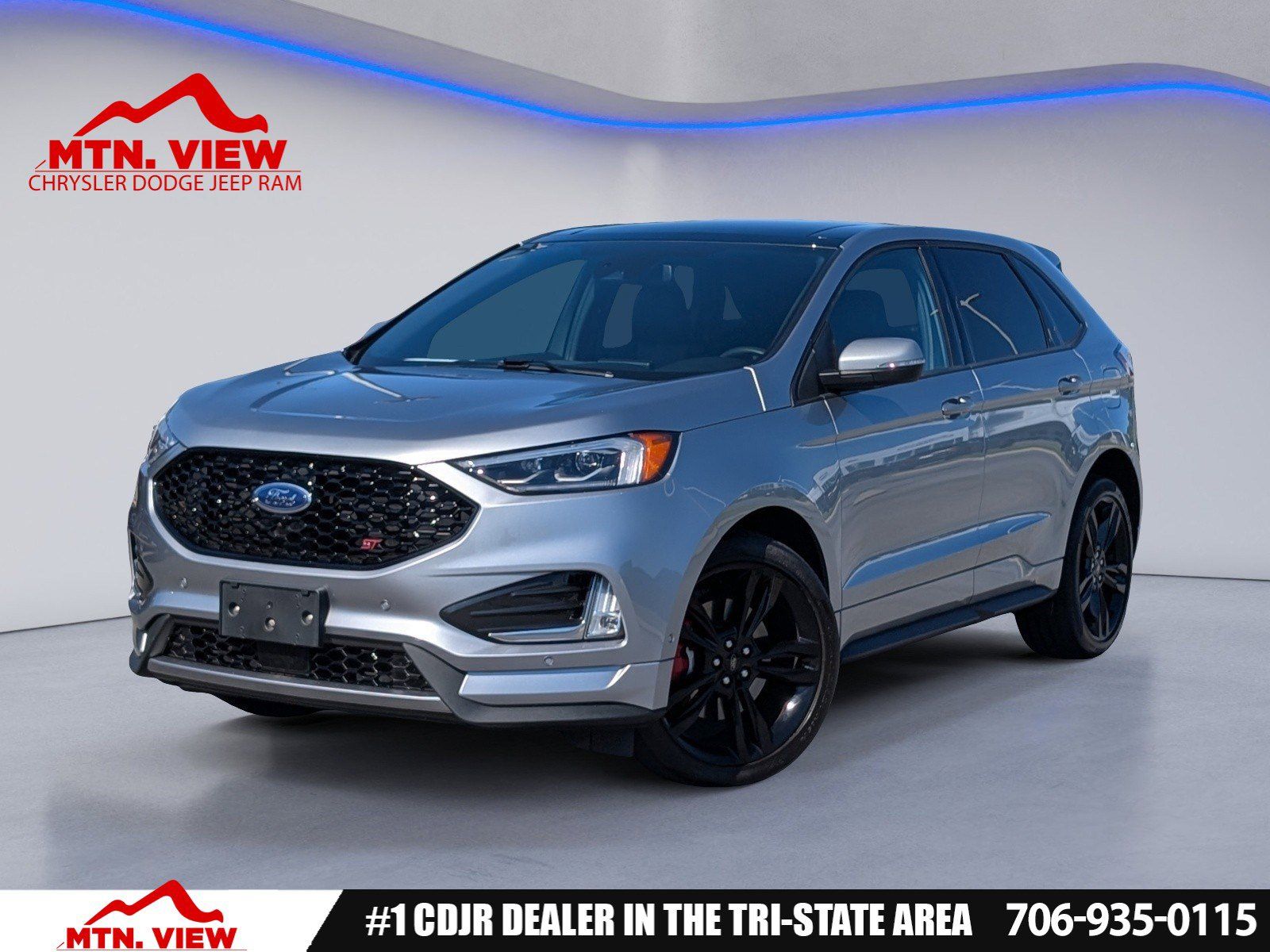 Silver Metallic 2023 Ford Edge ST AWD SUV / Crossover All-Wheel Drive 7-Speed Automatic