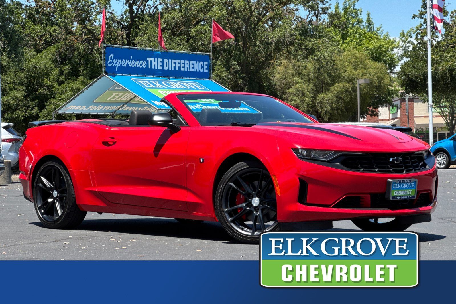 Red 2024 Chevrolet Camaro Convertible Rear-Wheel Drive Automatic