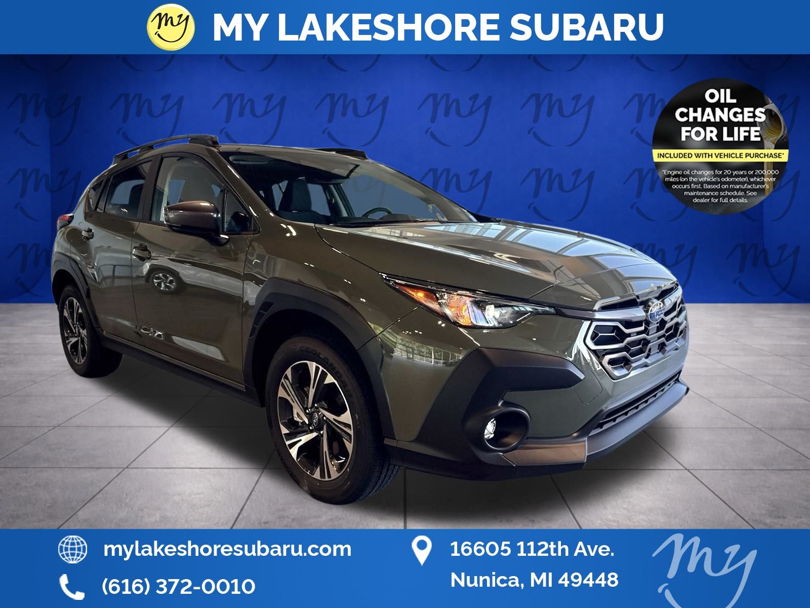 Alpine Green 2026 Subaru Crosstrek Premium AWD SUV / Crossover All-Wheel Drive Continuously Variable Transmission