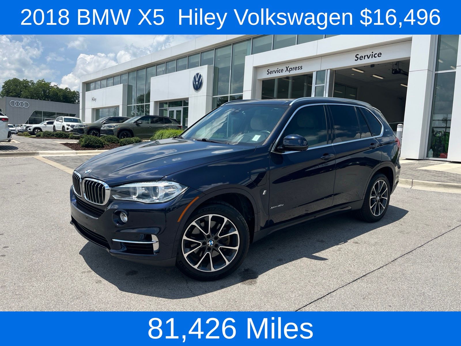 2018 BMW X5 xDrive40e iPerformance AWD