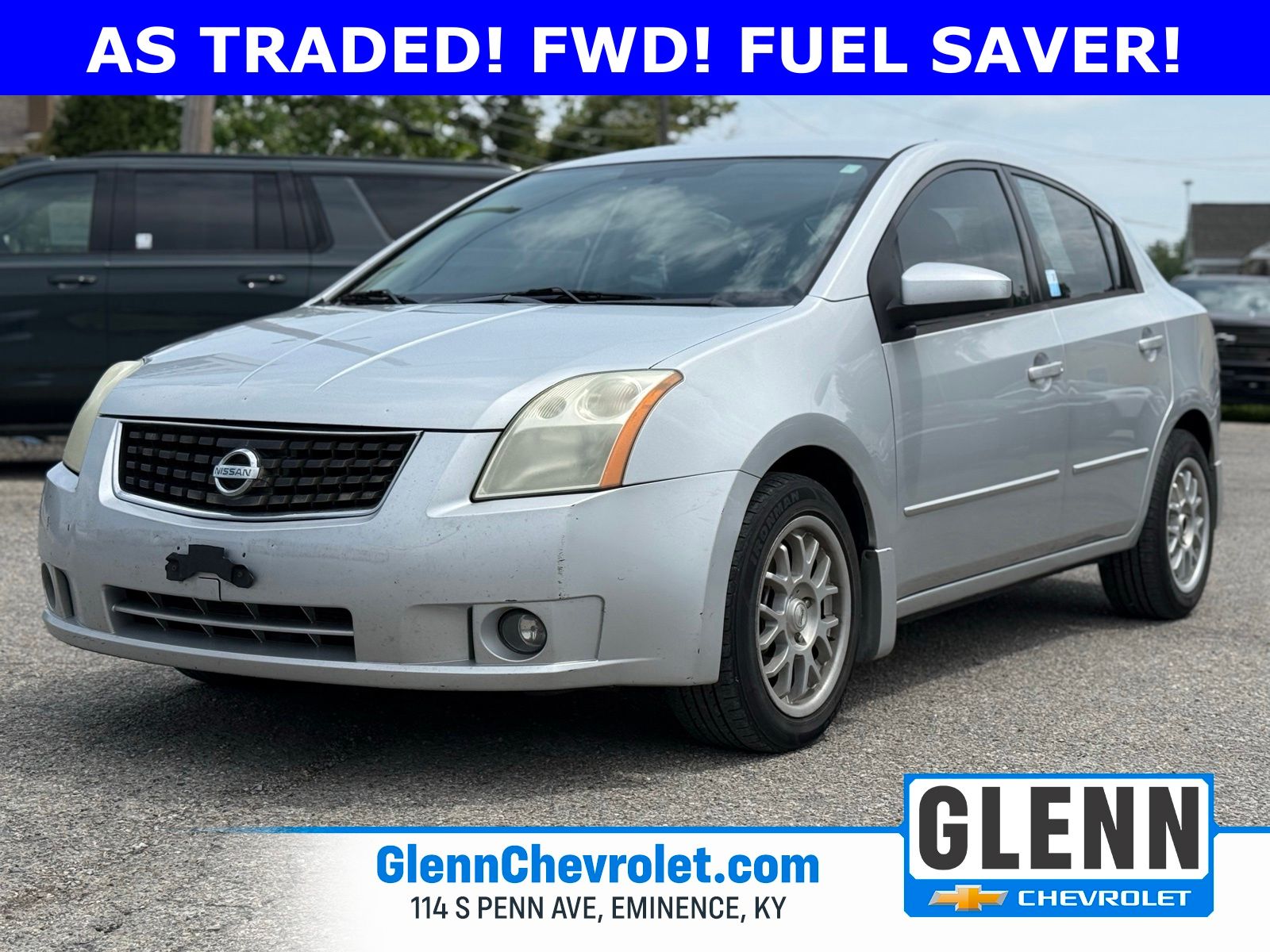 Brilliant Silver Metallic 2009 Nissan Sentra 2.0 S Sedan Front-Wheel Drive Continuously Variable Transmission