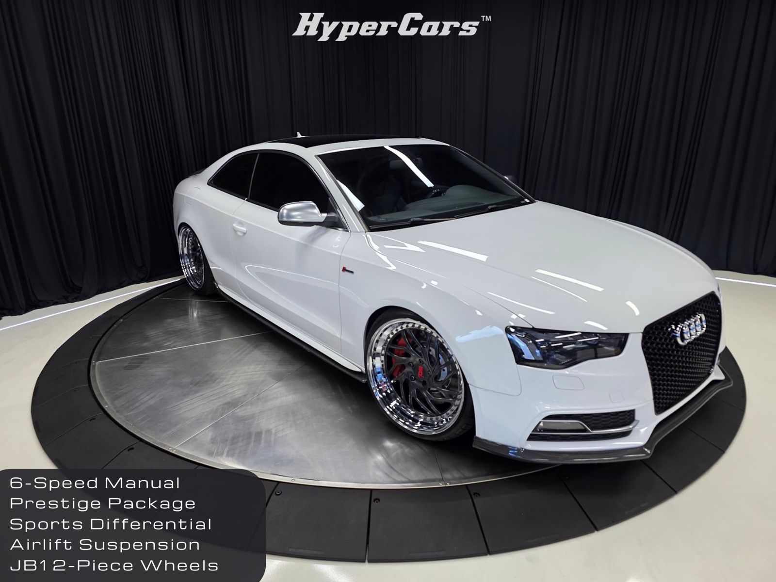 Ibis White 2013 Audi S5 3.0T quattro Prestige Coupe AWD Coupe All-Wheel Drive 6-Speed Manual