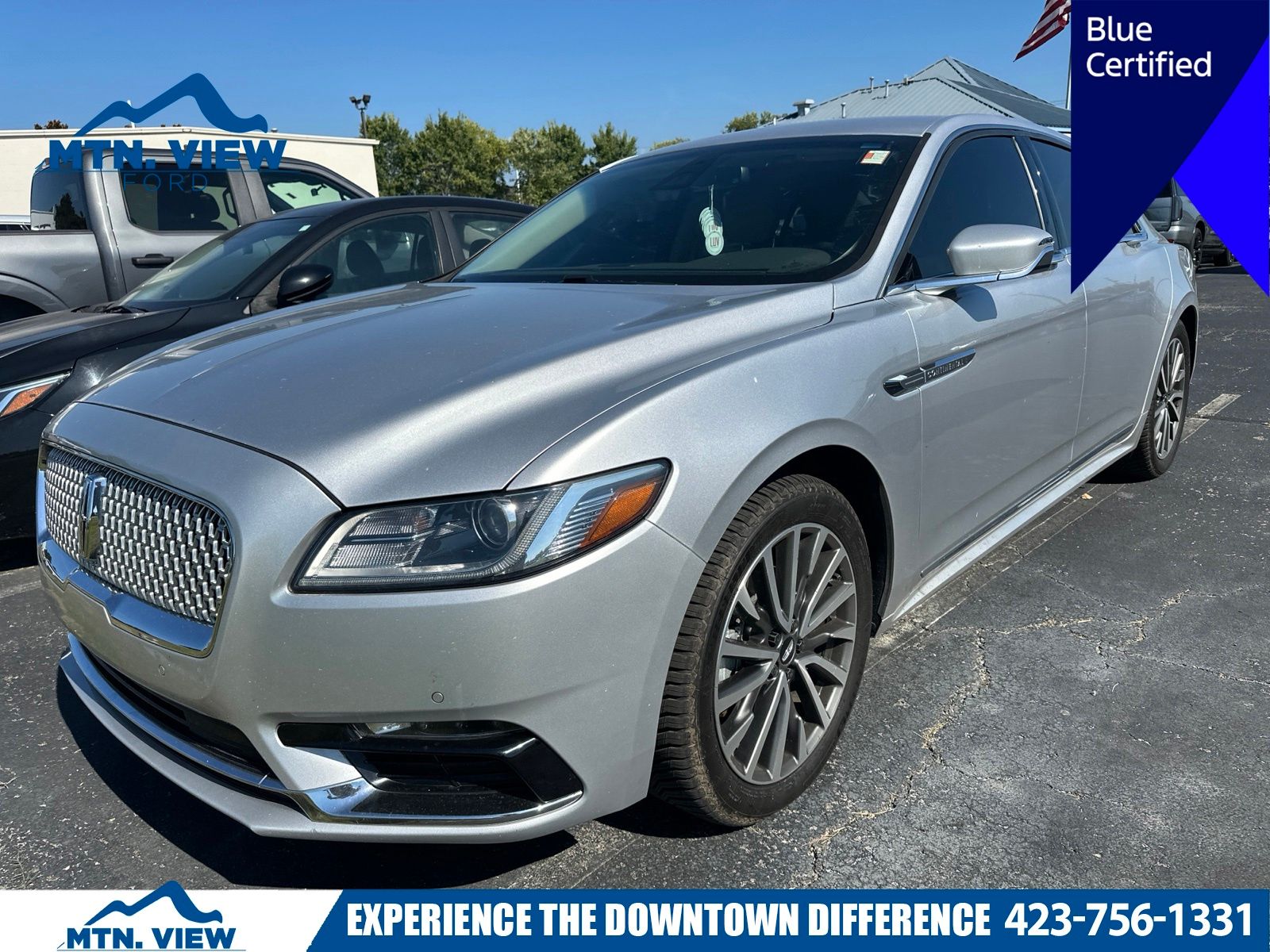 Ingot Silver 2017 Lincoln Continental Sedan All-Wheel Drive 6-Speed Automatic