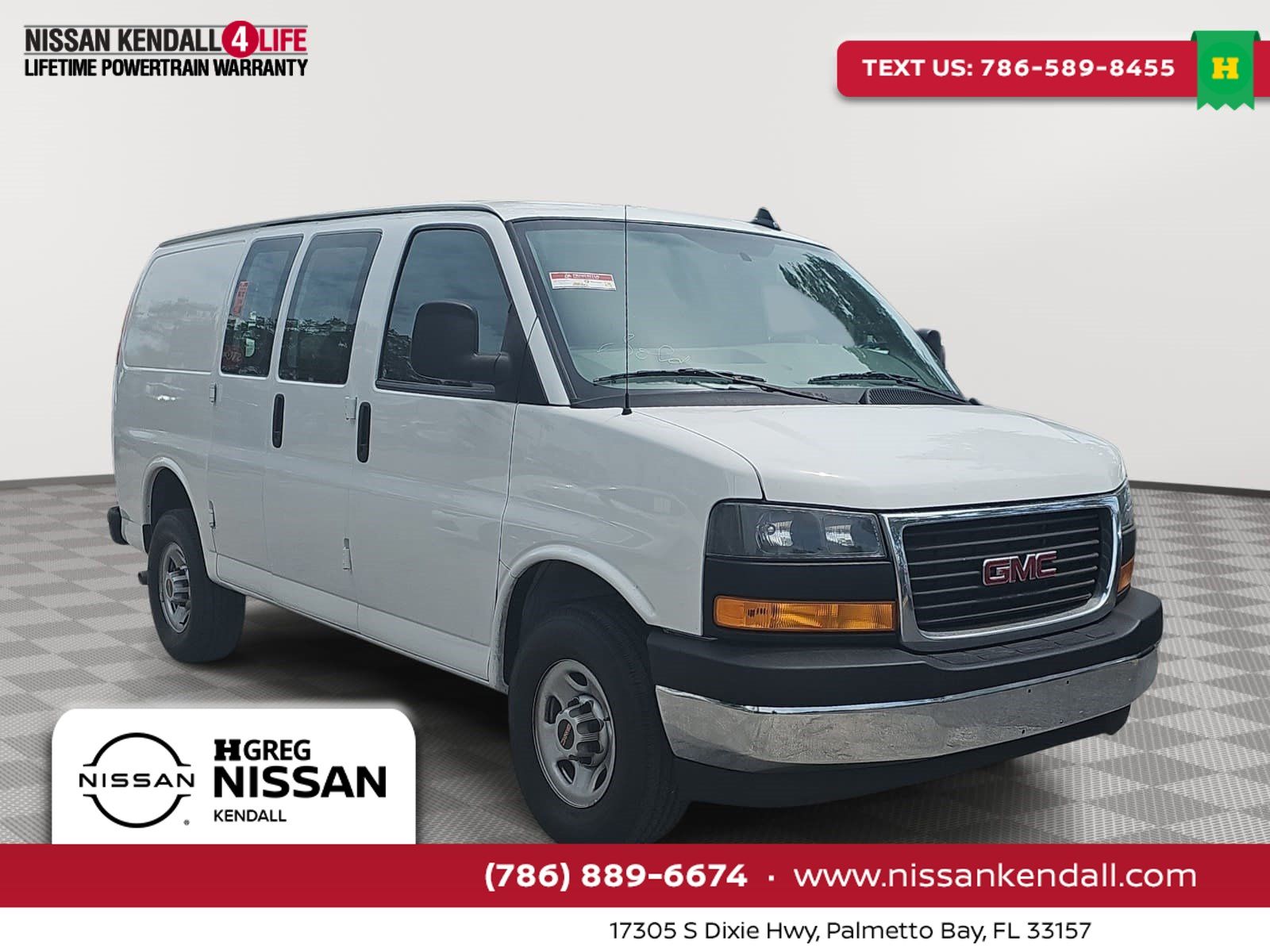 Summit White 2024 GMC Savana Cargo Van Rear-Wheel Drive 8-Speed Automatic Overdrive