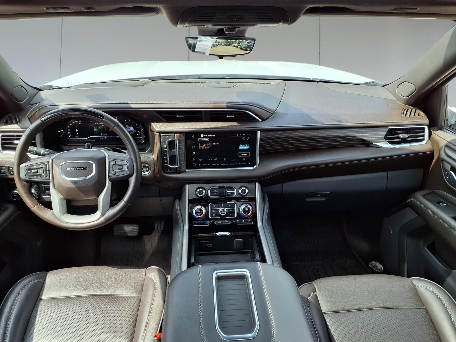2023 GMC Yukon Denali White at DeMontrond Automotive Group