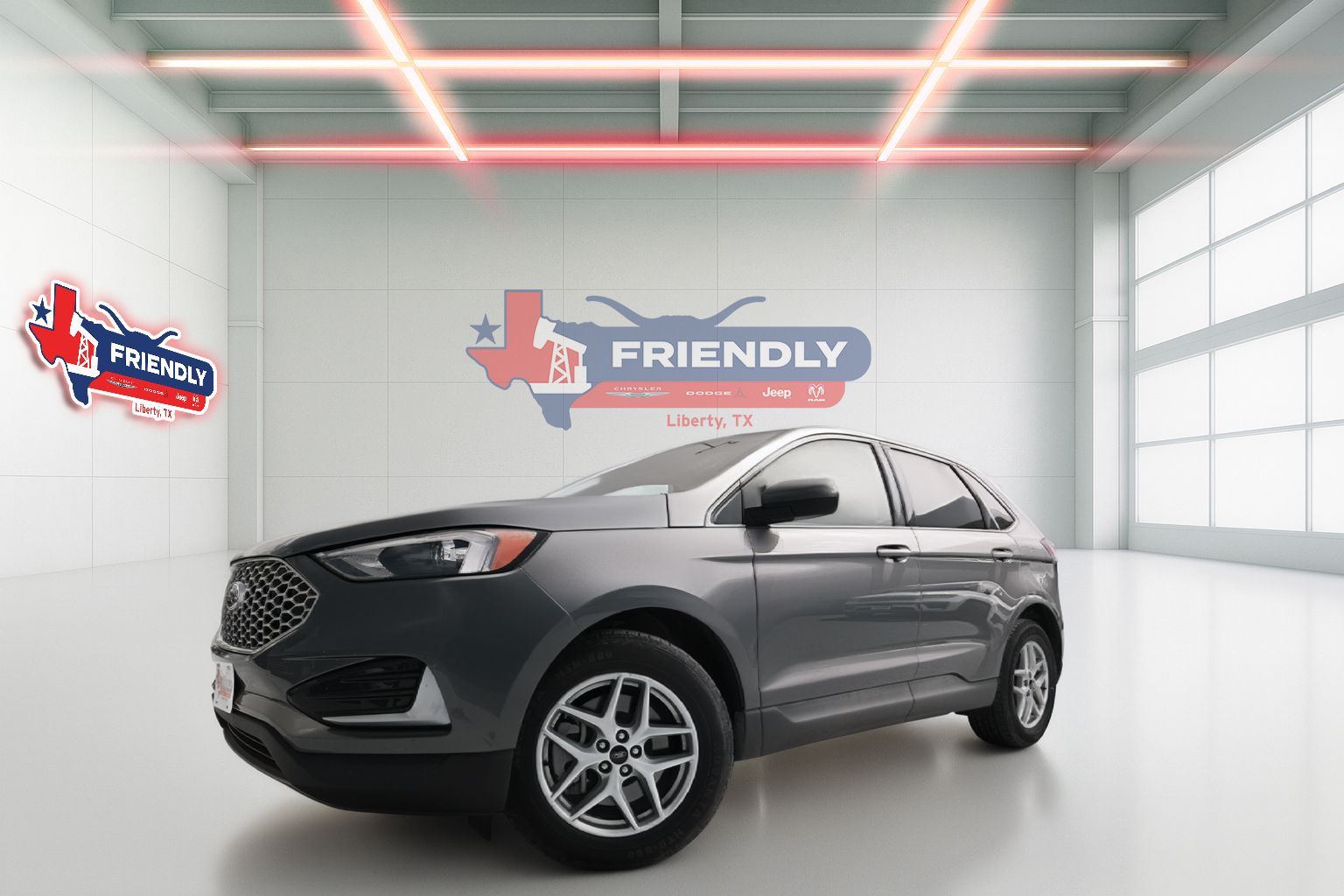 Gray Metallic 2024 Ford Edge SUV / Crossover All-Wheel Drive 8-Speed Automatic