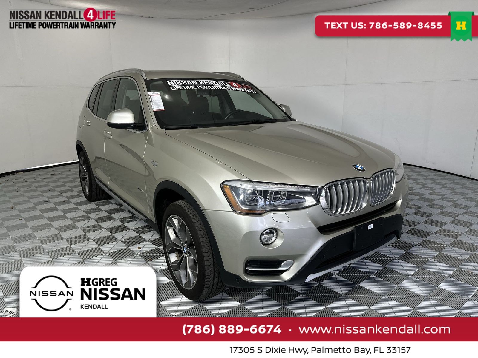Mineral Silver Metallic 2016 BMW X3 SUV / Crossover All-Wheel Drive 8-Speed Automatic