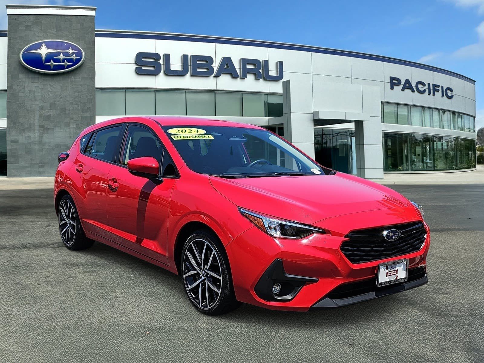 Pure Red 2024 Subaru Impreza Wagon All-Wheel Drive Continuously Variable Transmission