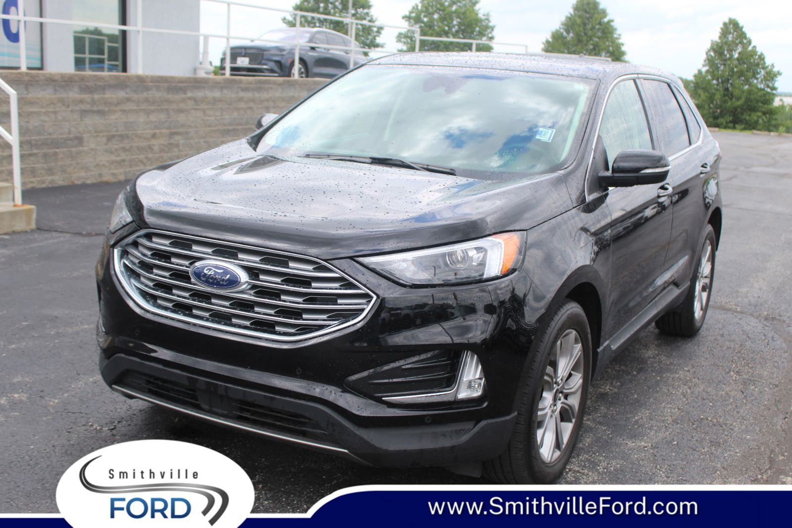 Agate Black Metallic 2023 Ford Edge Titanium AWD SUV / Crossover All-Wheel Drive 8-Speed Automatic