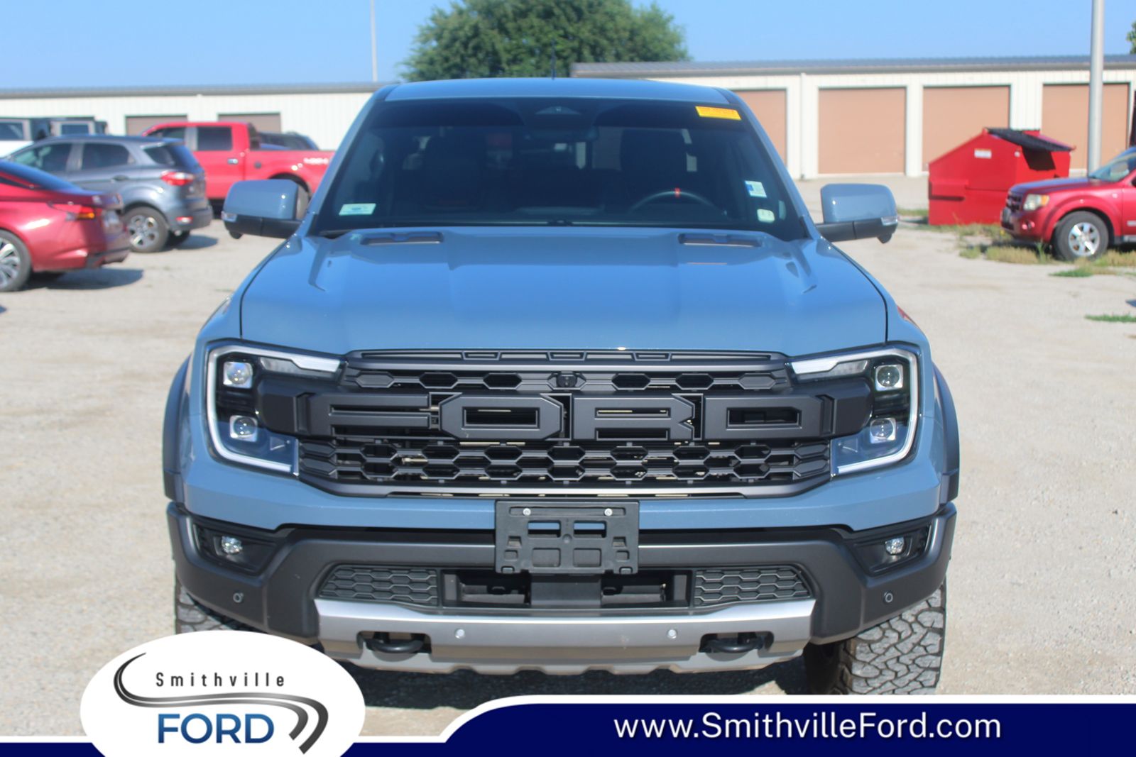 Blue (Azure Gray Metallic) 2024 Ford Ranger Pickup Truck Four-Wheel Drive Automatic