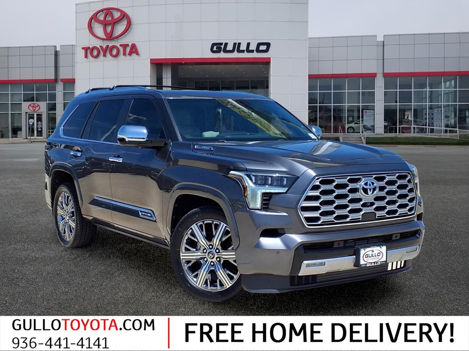 2024 Toyota Sequoia Capstone Gray at Bayway Cadillac of The Woodlands