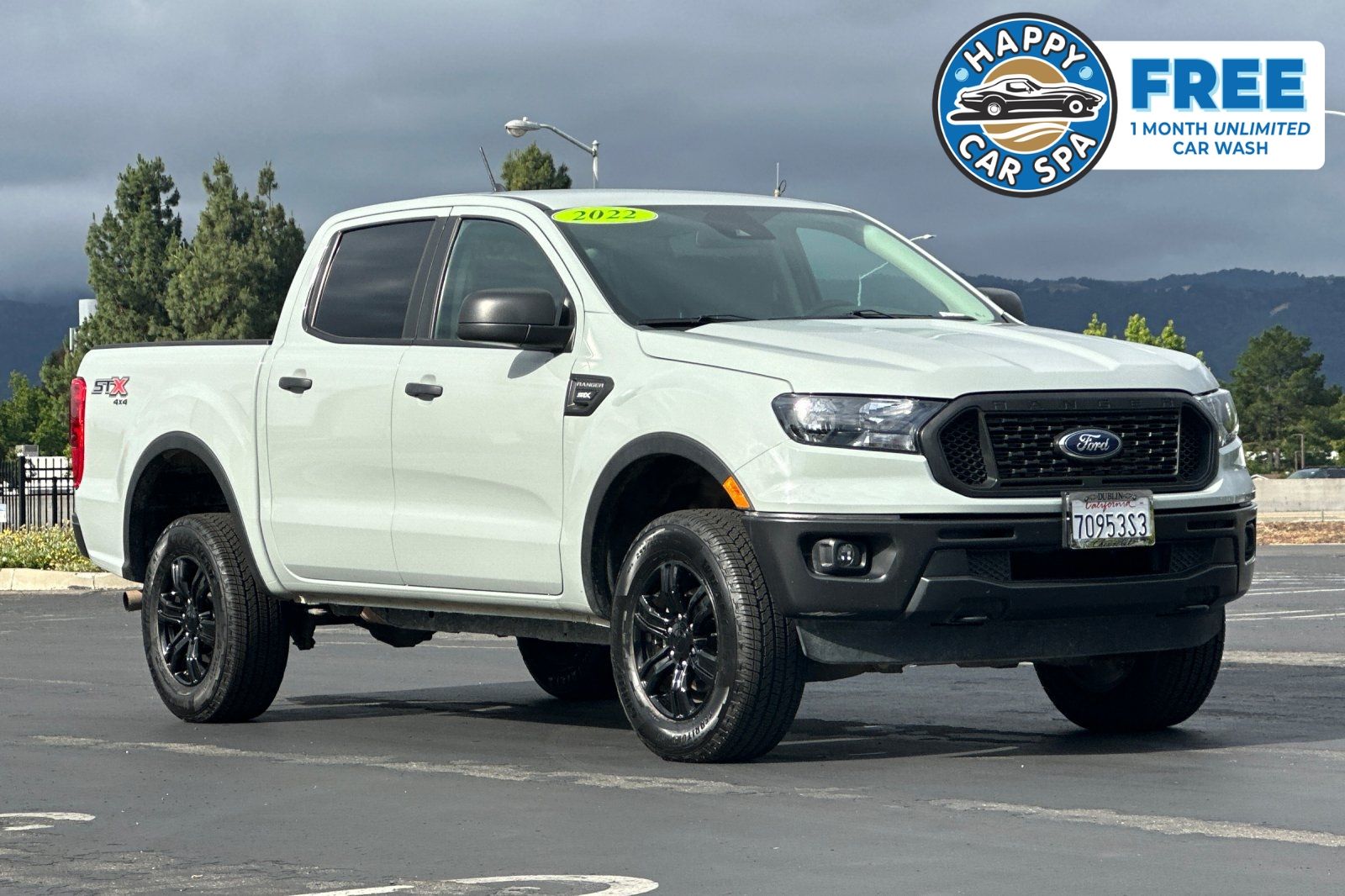 Cactus Gray 2022 Ford Ranger XL SuperCrew 4WD Pickup Truck Four-Wheel Drive Automatic