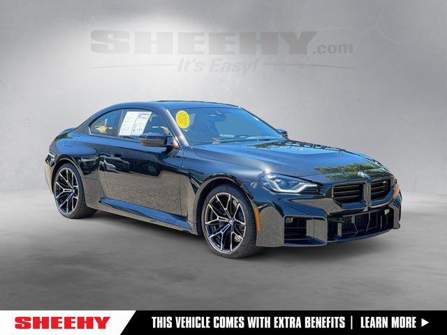 Black Sapphire Metallic 2024 BMW M2 RWD Coupe Rear-Wheel Drive 6-Speed Manual