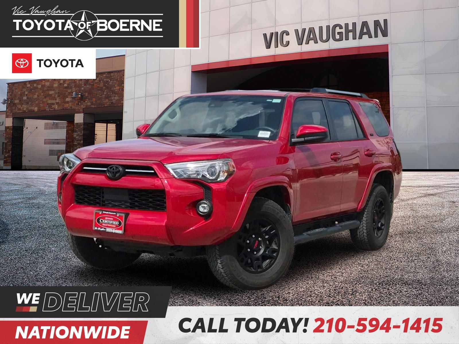 Barcelona Red Metallic 2024 Toyota 4Runner SUV / Crossover Four-Wheel Drive 5-Speed Automatic