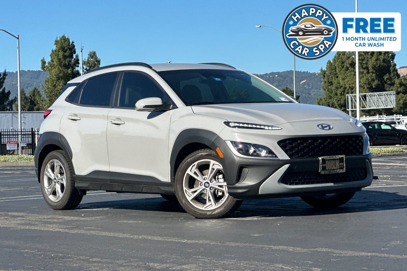 Cyber Silver 2023 Hyundai Kona SEL FWD SUV / Crossover Front-Wheel Drive Continuously Variable Transmission