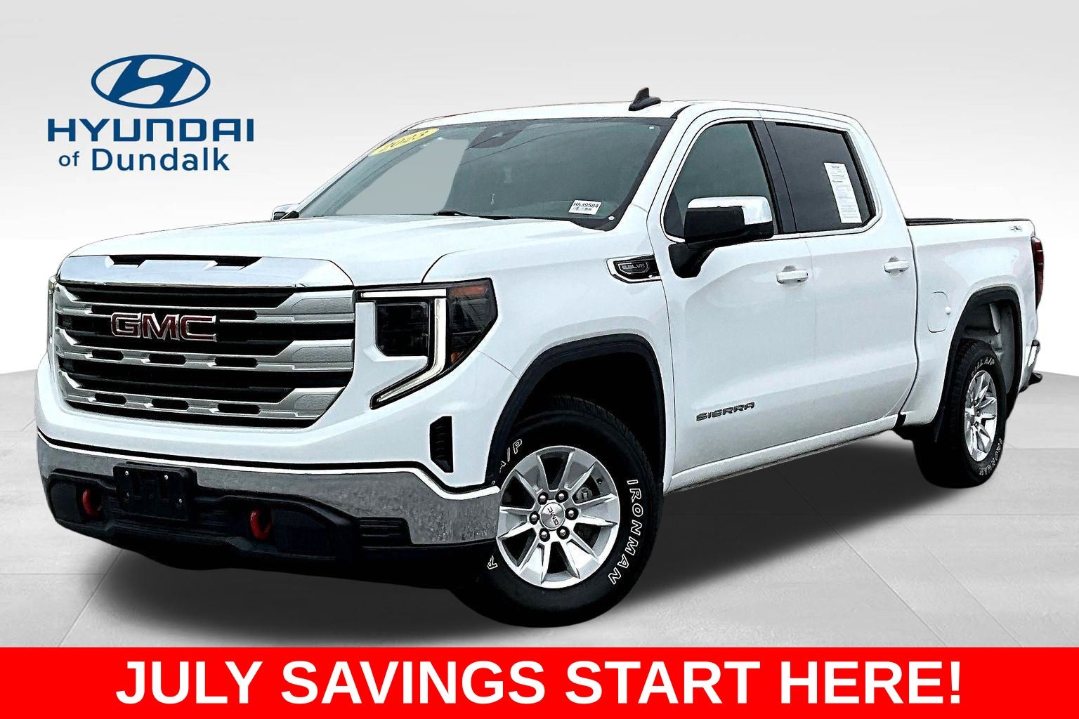 Summit White 2022 GMC Sierra 1500 Pickup Truck Four-Wheel Drive Automatic