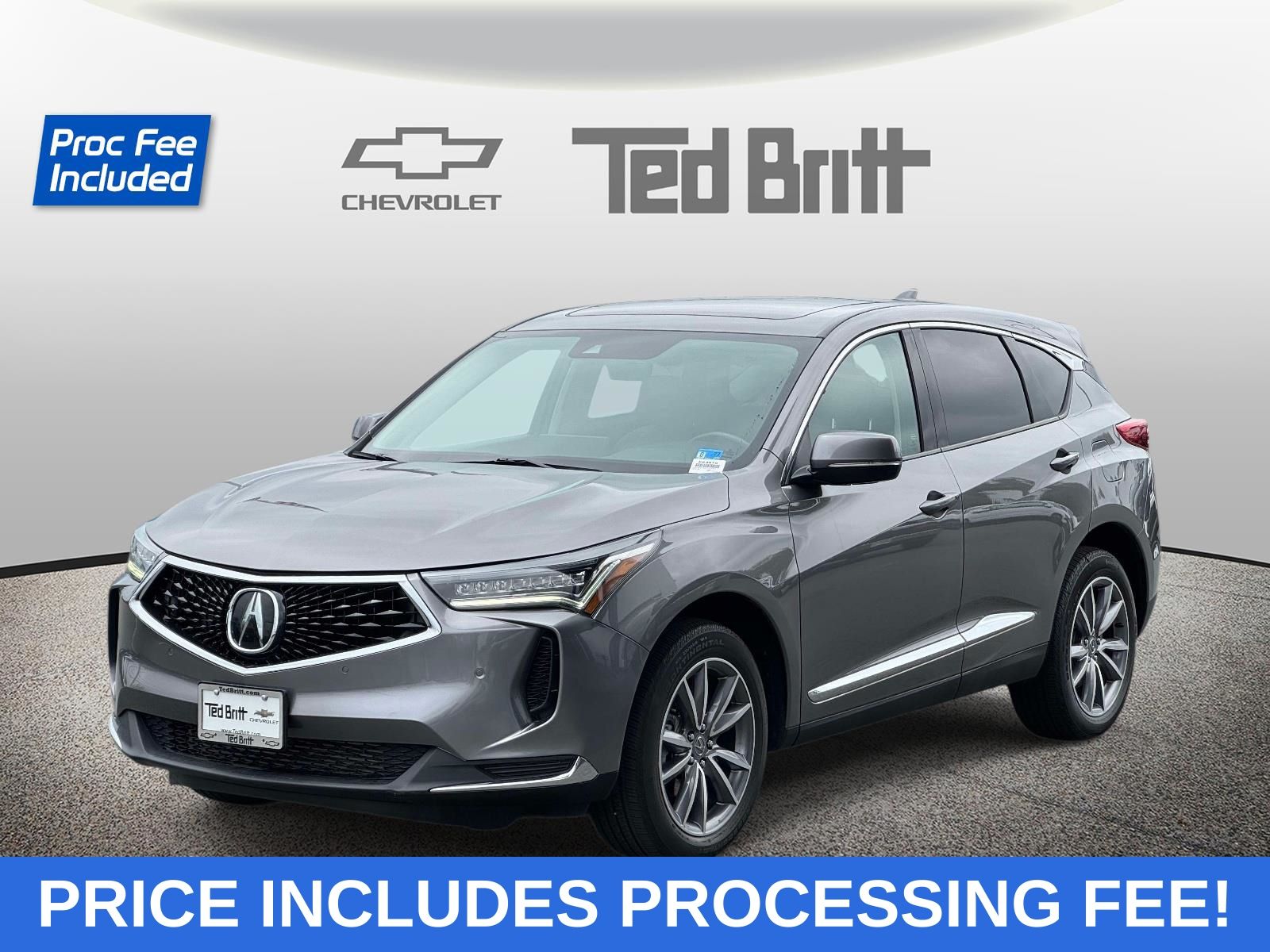 Gray 2023 Acura RDX SUV / Crossover All-Wheel Drive Automatic