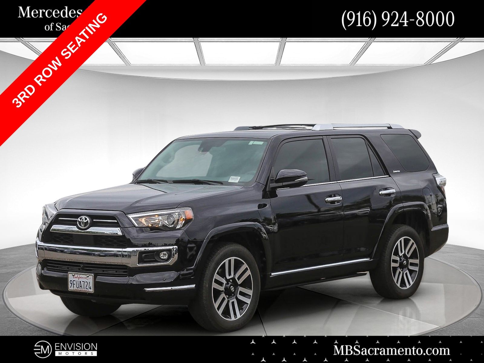Midnight Black Metallic 2023 Toyota 4Runner Limited 4WD SUV / Crossover All-Wheel Drive 5-Speed Automatic