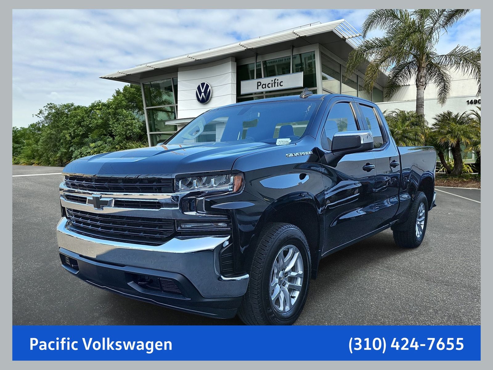 Black 2020 Chevrolet Silverado 1500 Pickup Truck Four-Wheel Drive 8-Speed Automatic