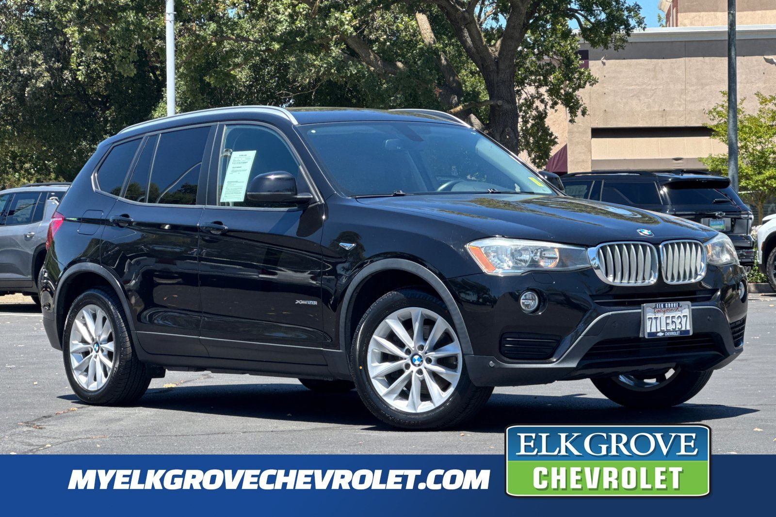 Jet Black 2017 BMW X3 SUV / Crossover All-Wheel Drive 8-Speed Automatic