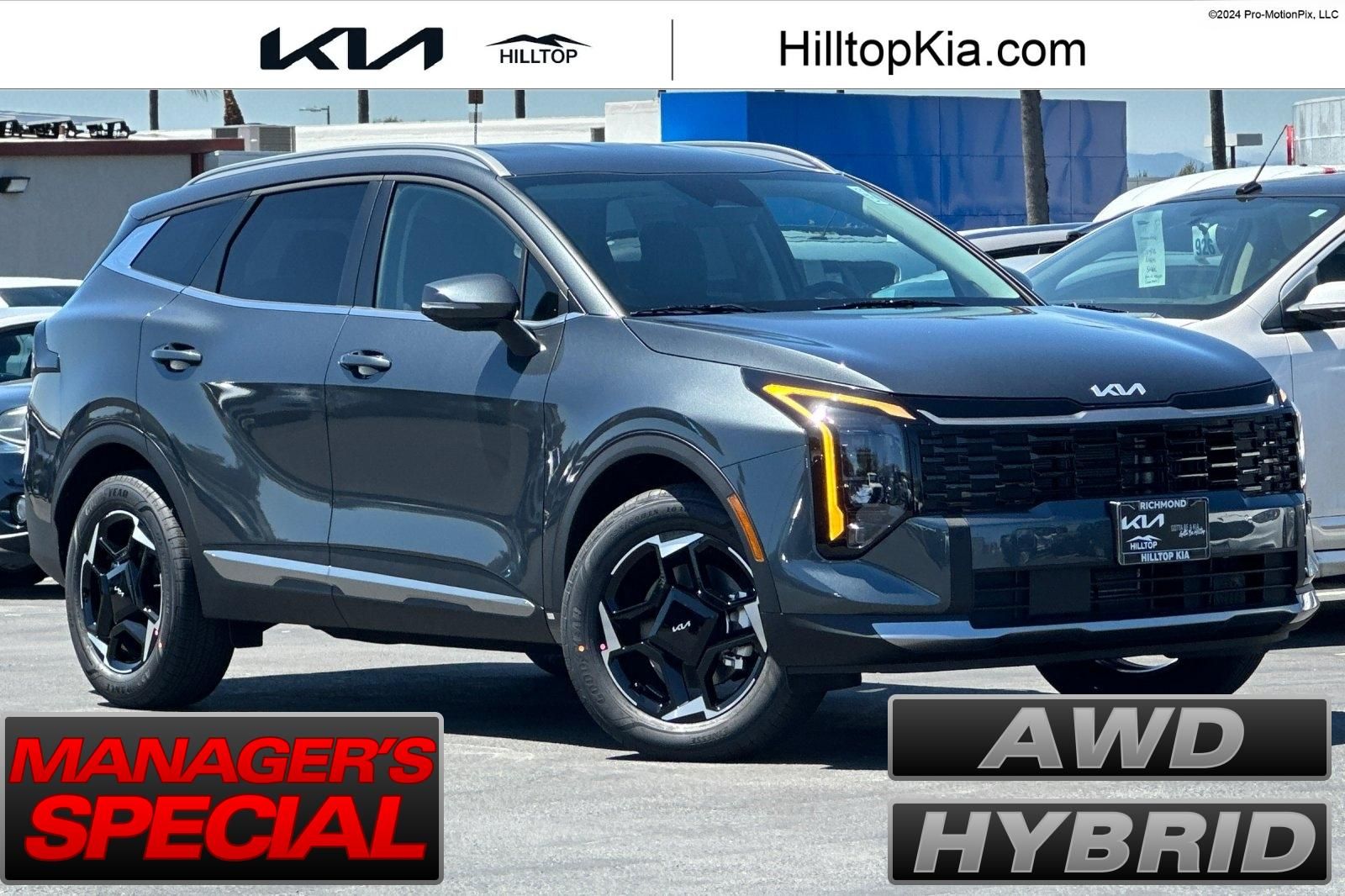 Gravity Gray 2026 Kia Sportage Hybrid SUV / Crossover All-Wheel Drive 6-Speed Automatic