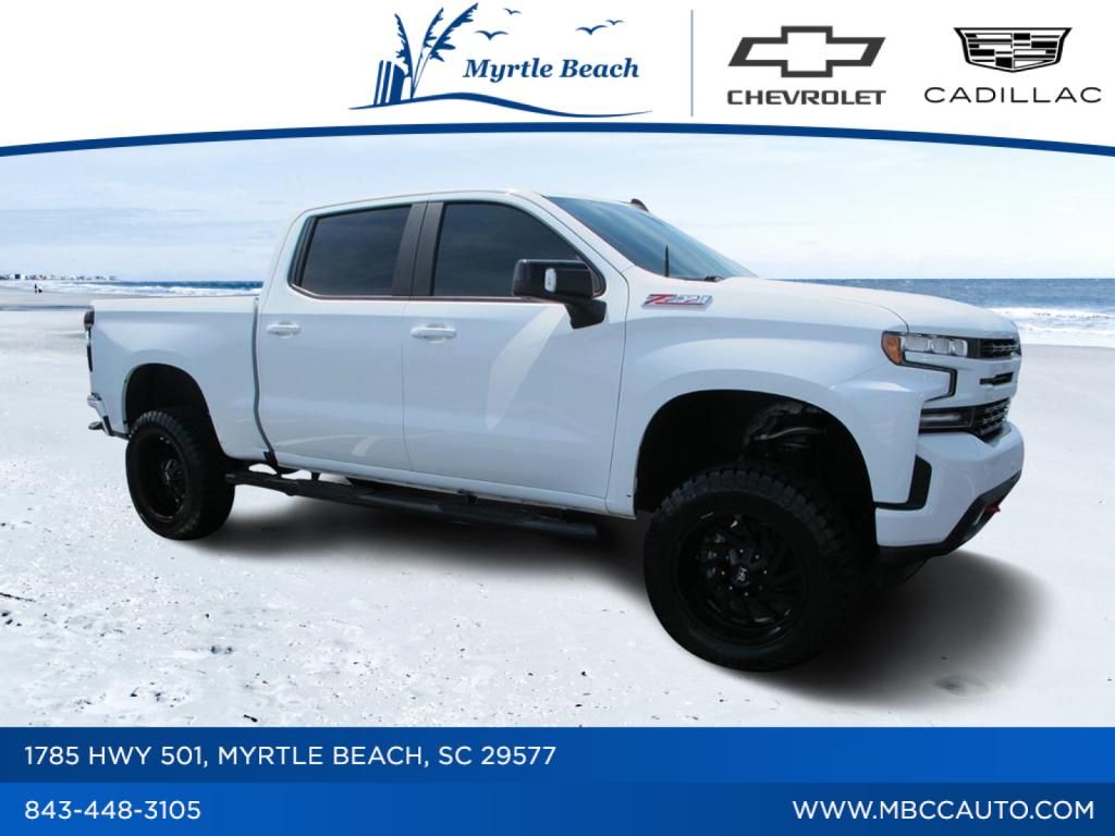 Summit White 2020 Chevrolet Silverado 1500 Pickup Truck Four-Wheel Drive 8-Speed Automatic