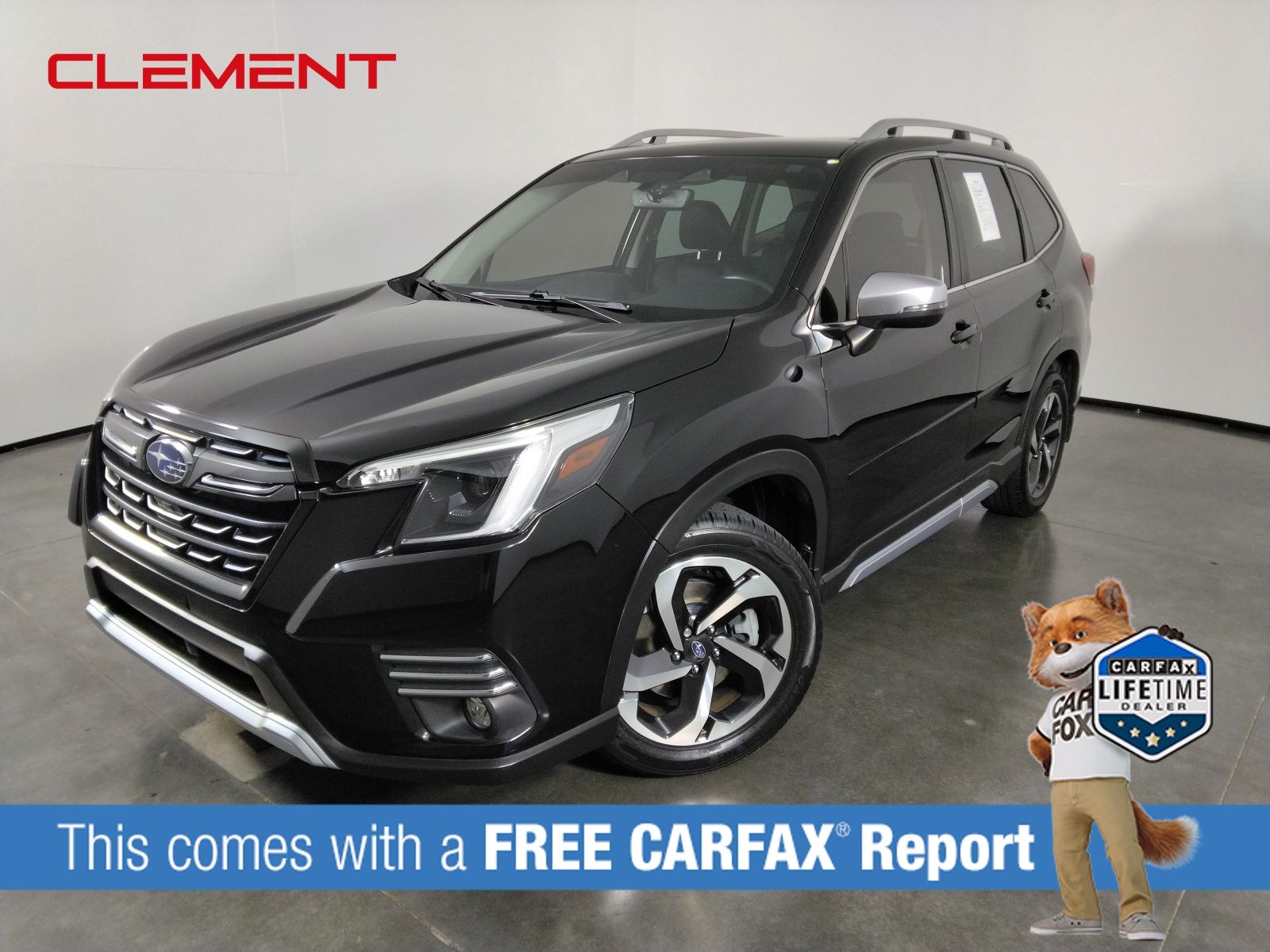 Crystal Black Silica 2022 Subaru Forester SUV / Crossover All-Wheel Drive Continuously Variable Transmission